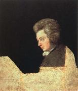 joseph lange mozart at the pianoforte Spain oil painting artist